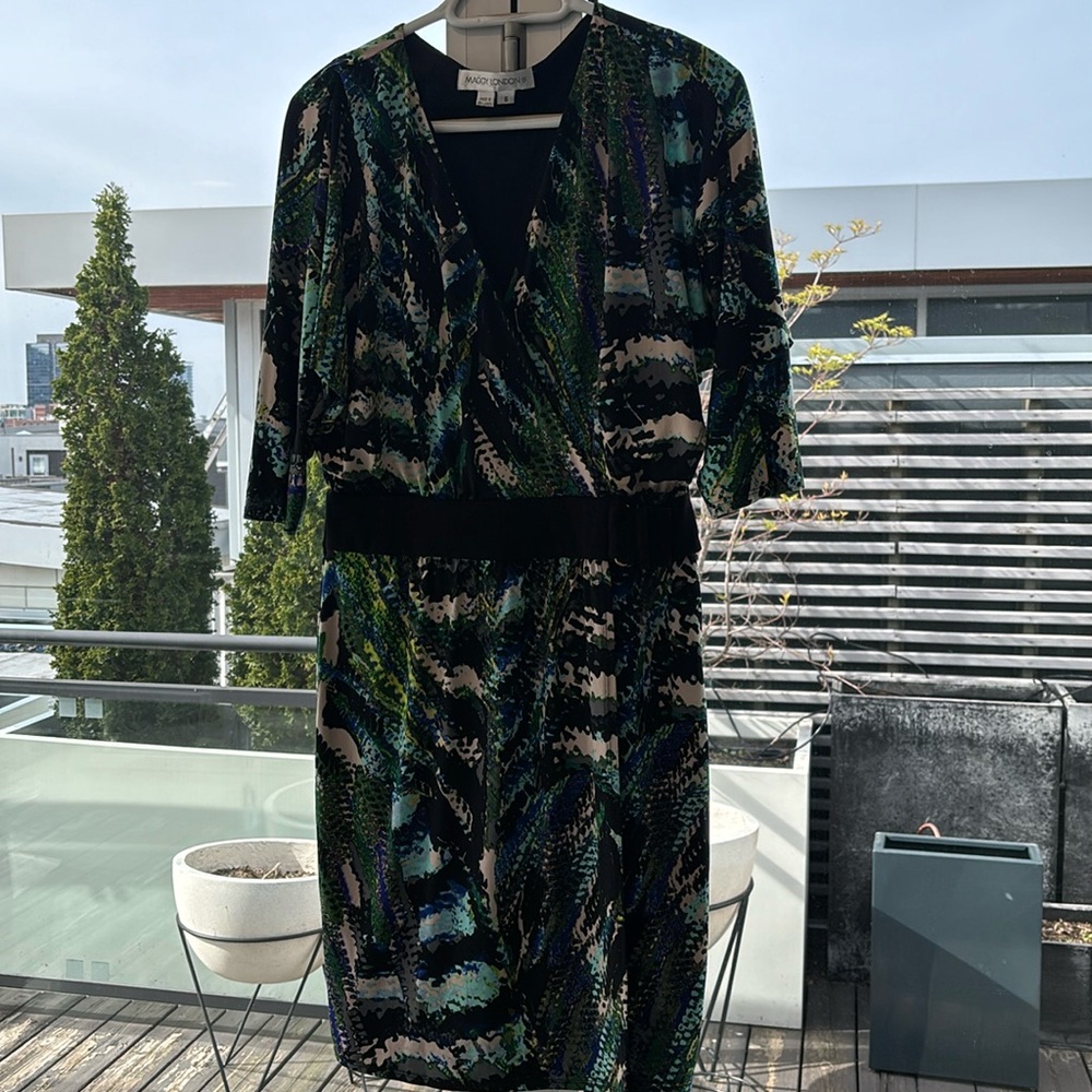 Maggy London multi color dress